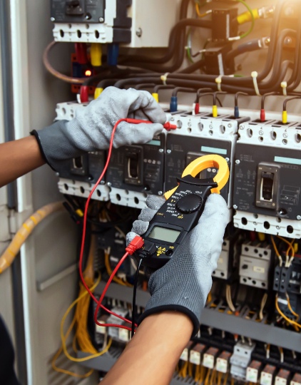 Photo illustrant le diagnostic électricité d'une installation immobilière